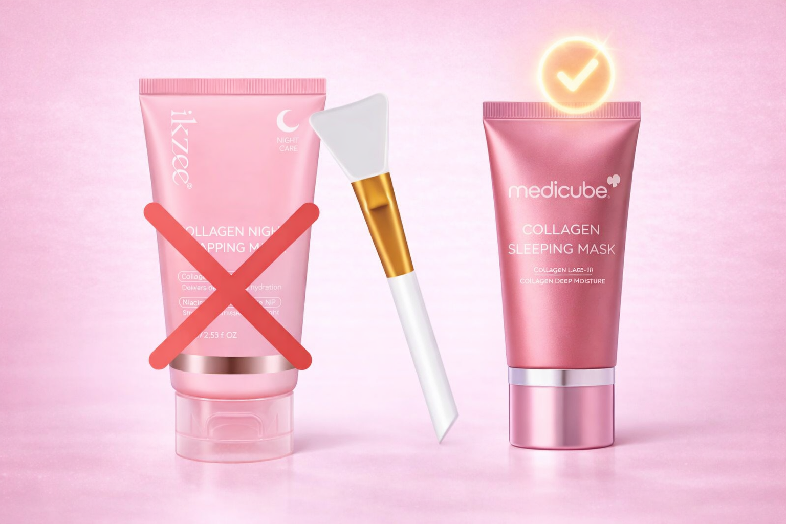✨ Masque Collagène de Nuit Medicube™ – Réveillez-vous avec une peau visiblement transformée