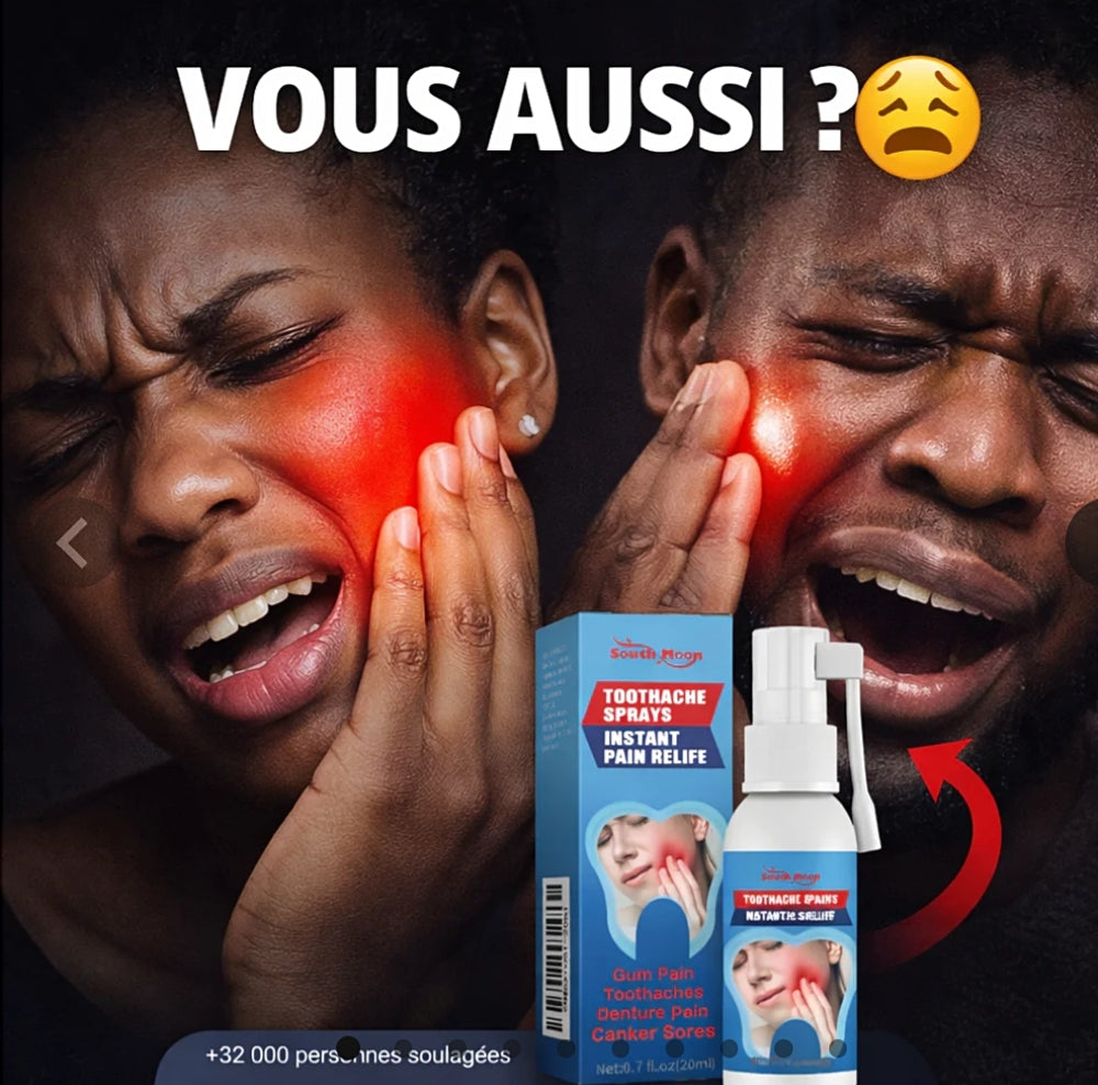 Spray Anti-Douleur Dentaire Express — Soulagement en Quelques Secondes
