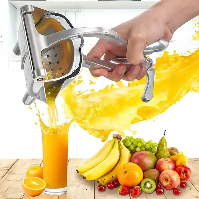 Presse fruit manuel en acier inoxydable